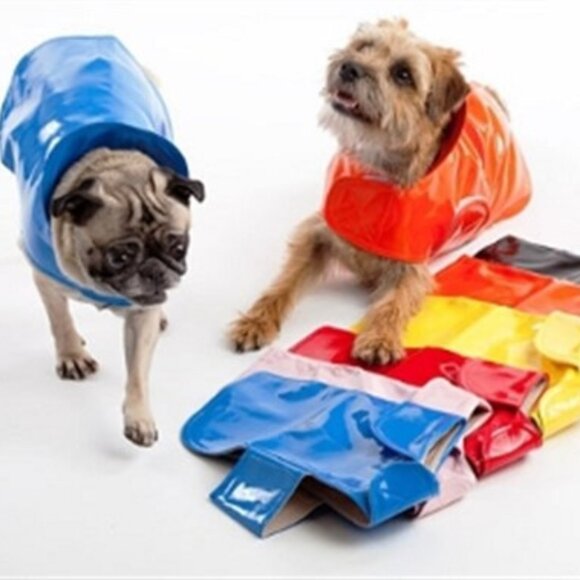 Classic Doggie Rain Slicker - BLACK SIZE 10 inch - Picture 1 of 4